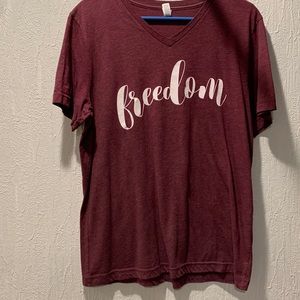 Freedom V-Neck T-Shirt